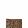 BONIA Brown Pisa Monogram Pouch