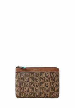 BONIA Brown Pisa Monogram Pouch