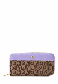 BONIA Purple Paste Lydia Long Zipper Wallet