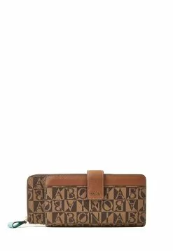 BONIA Brown Pisa Long Zippered Wallet -Cheap Bonia Store bonia 9540 1801146 4