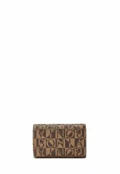 BONIA Brown Pisa Monogram 3 Fold Short Wallet -Cheap Bonia Store bonia 9544 7401146 3