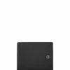 BONIA Black Kar Short Lift Flap Wallet