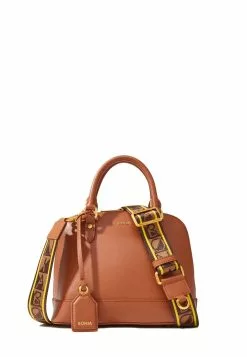 BONIA Chestnut Elle Structured Small Satchel Bag